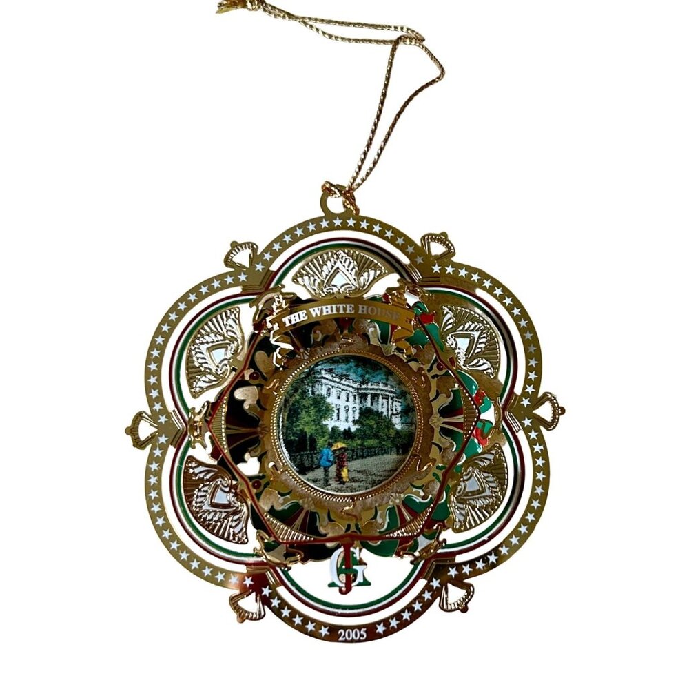2005 White House‎ Christmas Ornament , Commerizing James A Garfield - New
